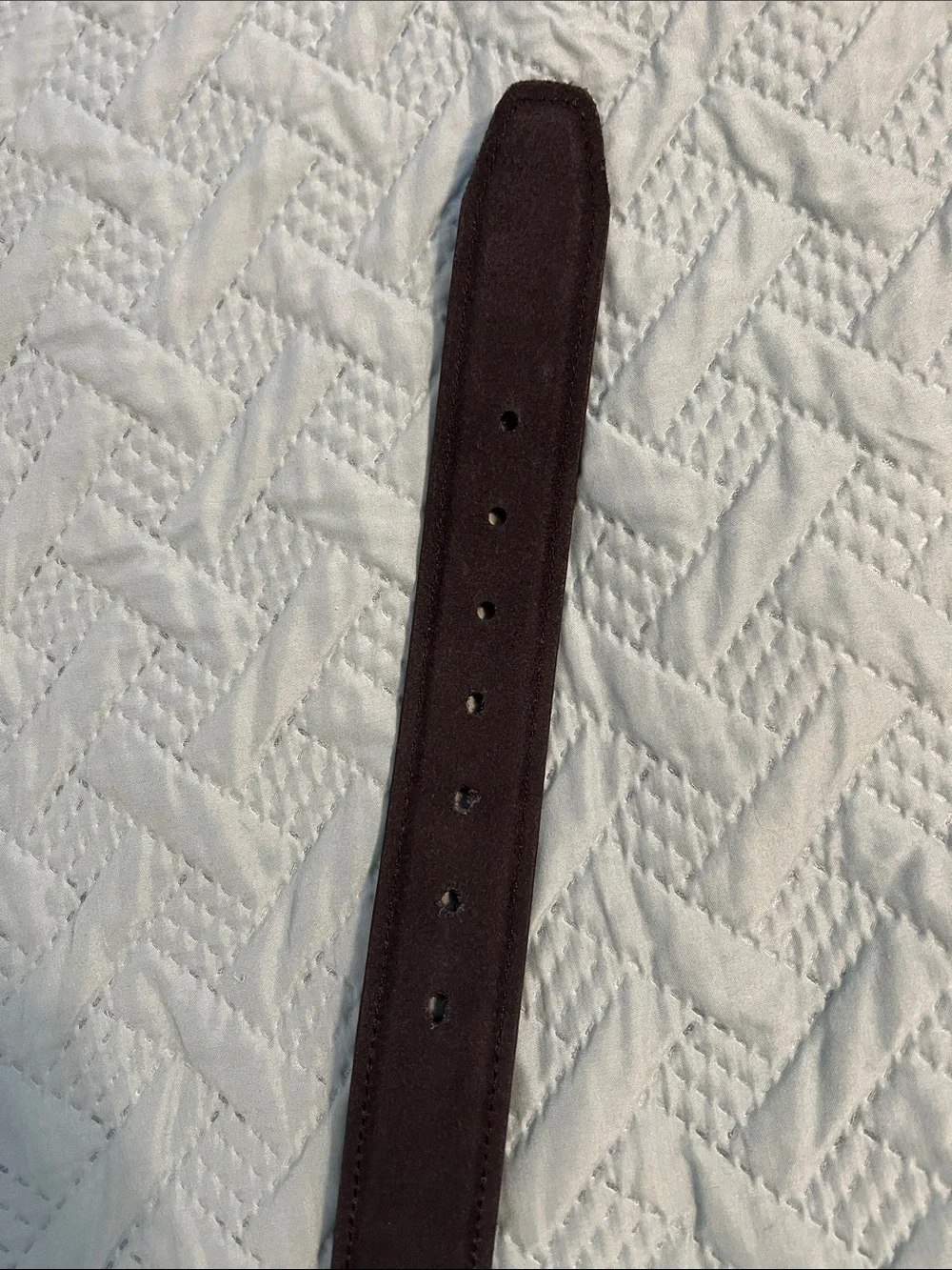 Columbia Black Leather Men's Belt with Silver Buckle